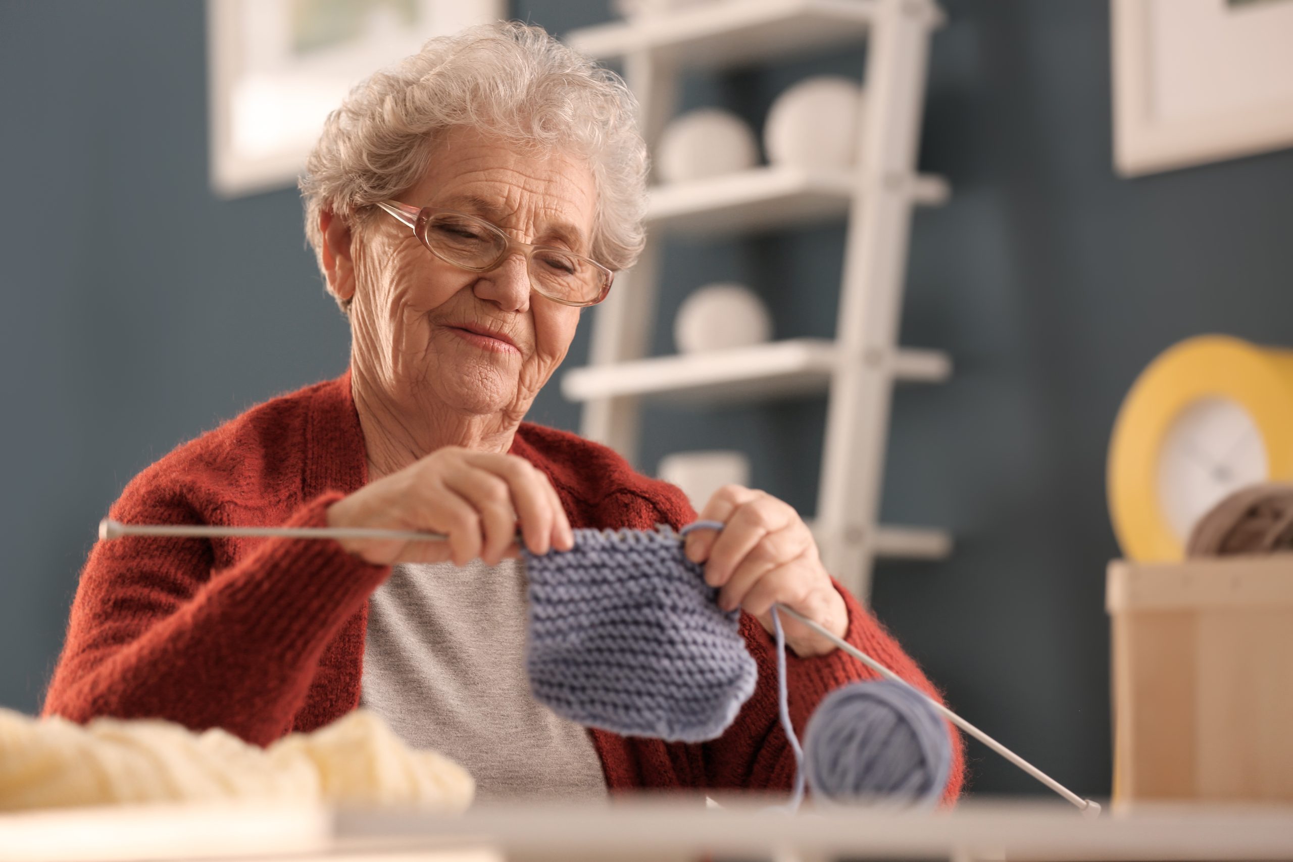 Benefits of Knitting in the Senior Years in Roseville, CA
